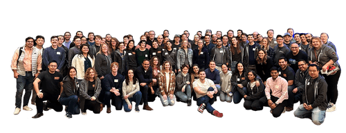 The entire Insight M team posing for a group photo together.